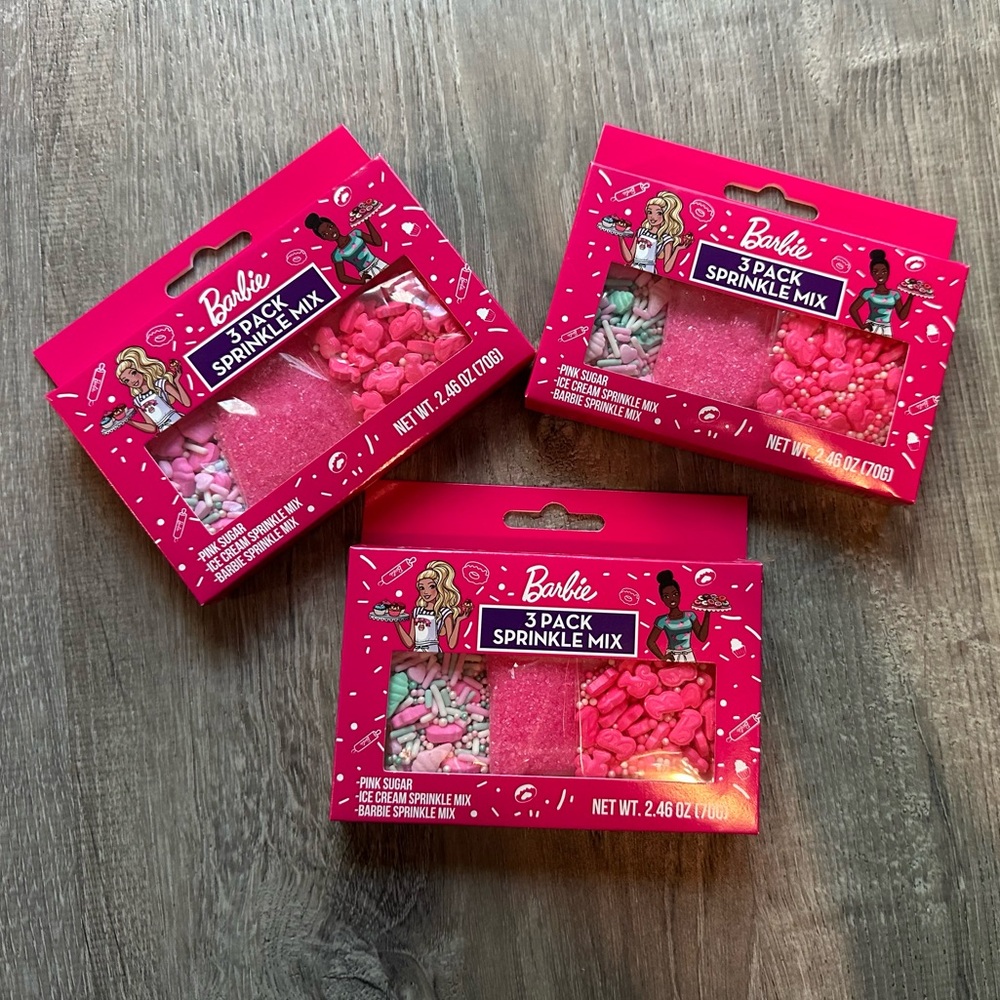NEW! Bundle of 3 Boxes | Barbie 3 Pack Sprinkle Mix